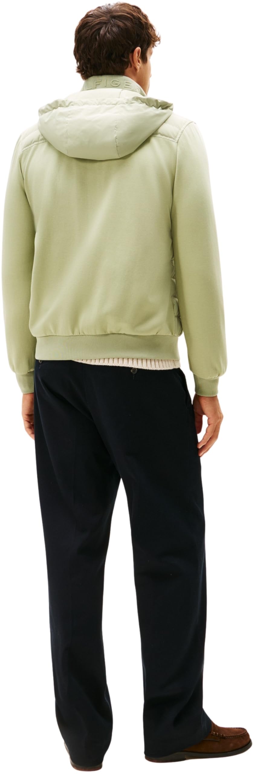 Tommy Hilfiger Mix Media Hooded Zip Through