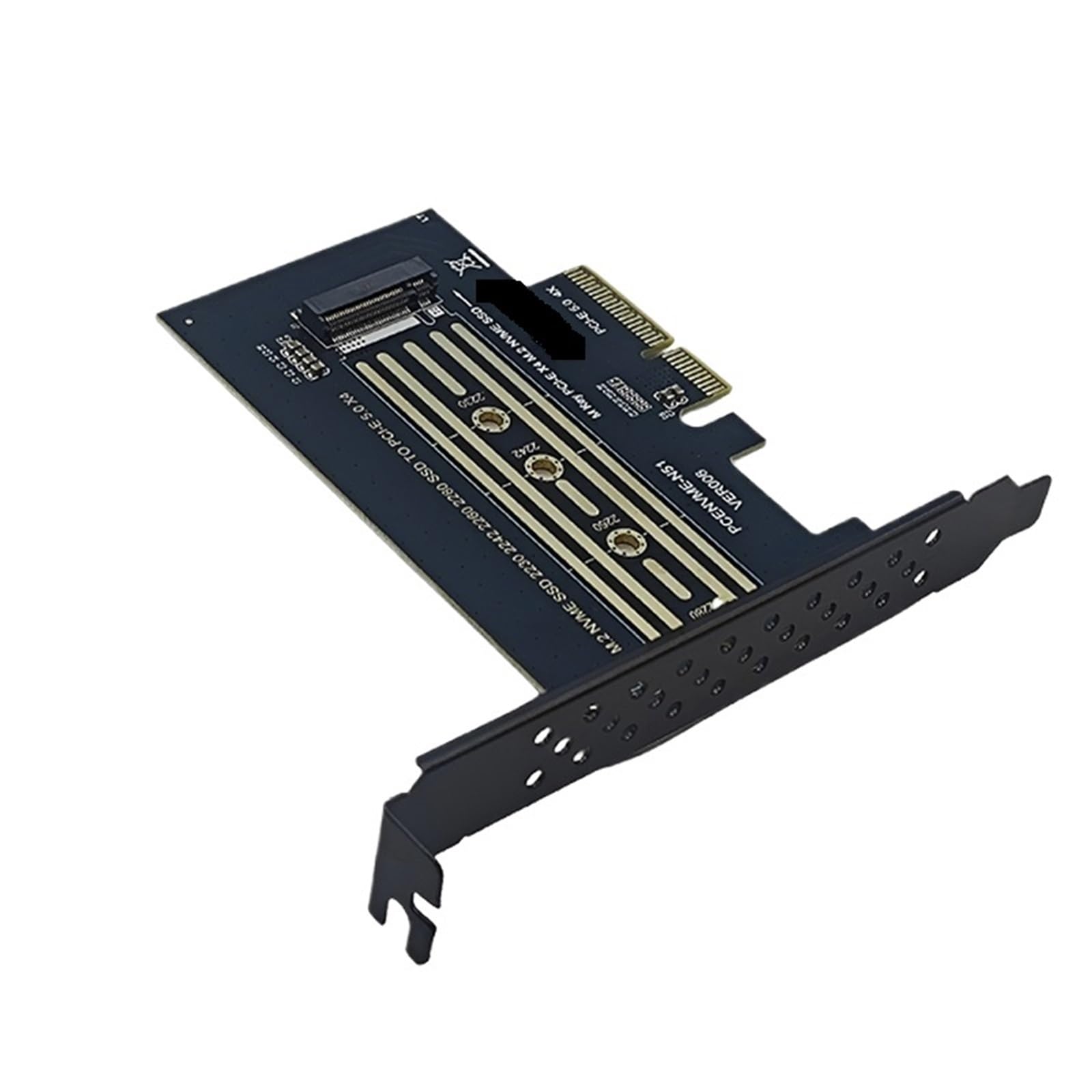 PCI Express 5.0 X1 do NVME M-KEY karta rozszerzeń NVME SSD adapter obsługa 2230 2242 2260 2280 M.2 PCIE NVME SSD riser karta 32 Gb/s