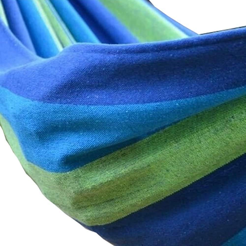 COSKIRA Outdoor Double Hammock Cotton Canvas Hammock Portable Hammock The Maximum Load is 450 pounds with Carrying Bag Tree Strap and Rope Porch Garden Outdoor/Indoor Courtyard and Backyard Camping - Image 5 thumbnail