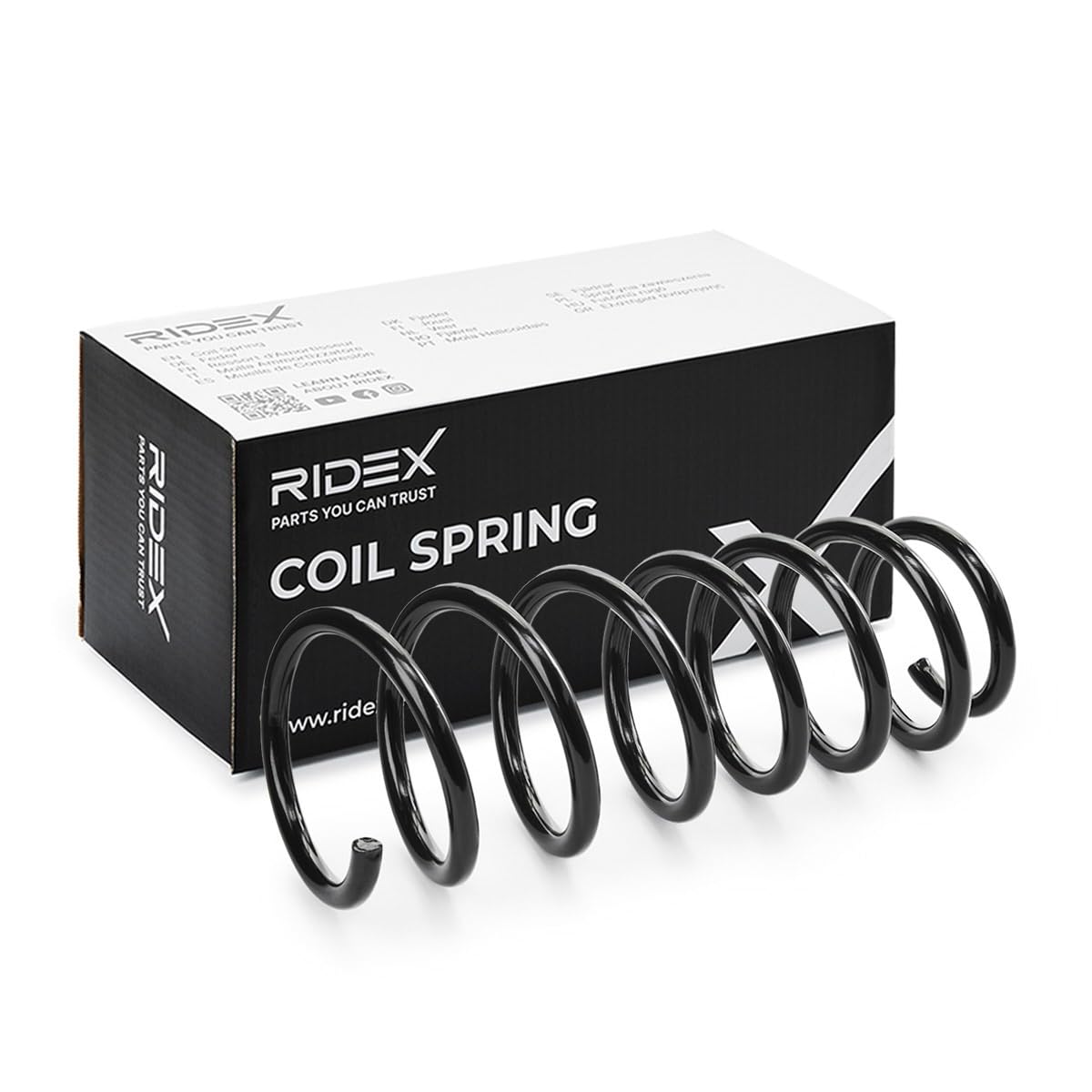 RIDEX 188C0960 2x Muelle de suspensión Trasero Compatible con VOLVO XC70 Cross Country 295