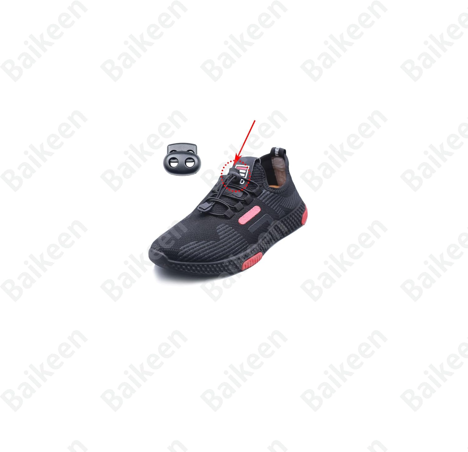 Toggles for Drawstrings,Double and Single Hole Spring Cord Locks Toggles Cord Plastic Ends Stopper for Paracord Rope