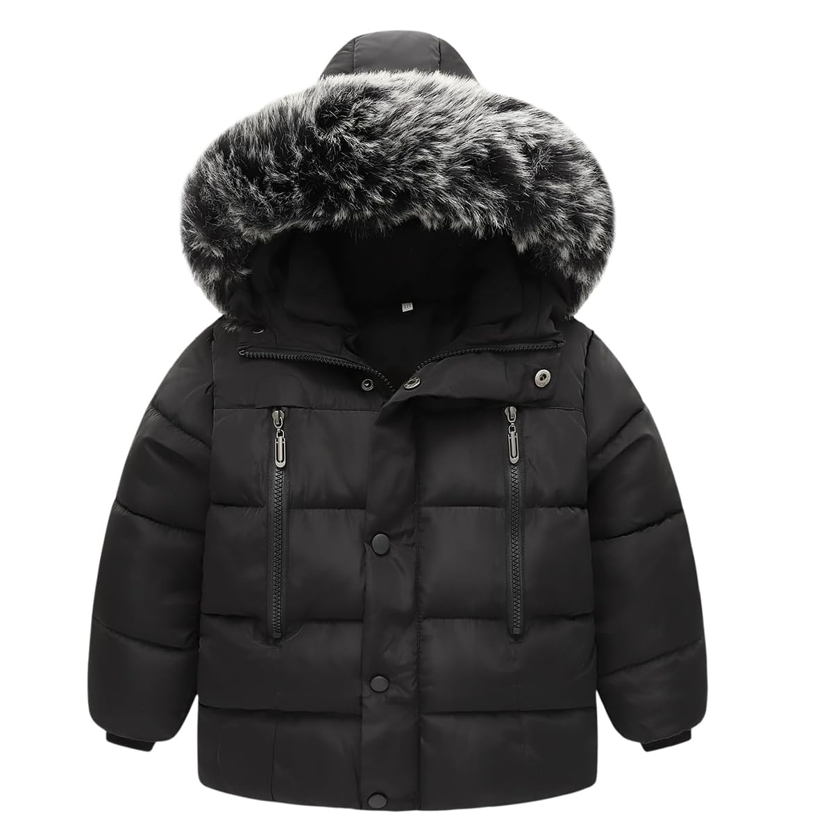 Abrigos para Bebé Niño Ropa de abrigo de Invierno con Capucha Niña Chaqueta Plumas Cálida de Manga Larga
