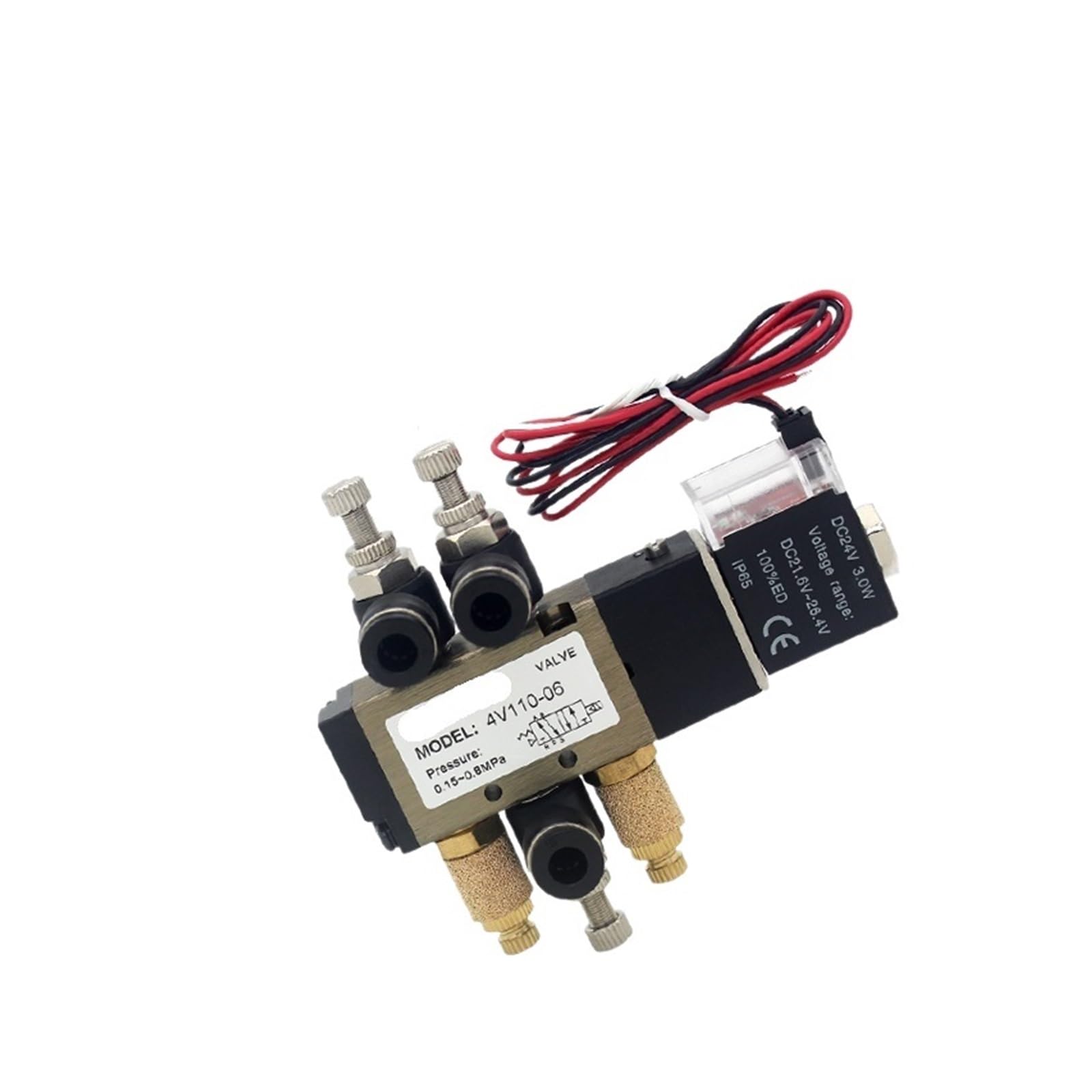 Électrovanne pneumatique 12V 4V110-06 pour réparer un automatisme