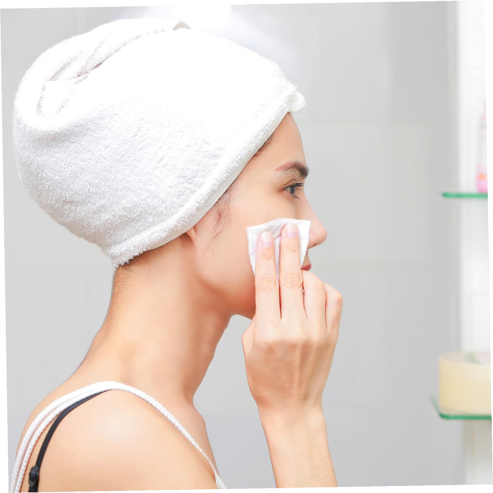 FOMIYES 400 Stück Einweg Vlies Pads 10x10cm Entferner Tücher Atmungsaktiv Für Gesichtsreinigung Damen