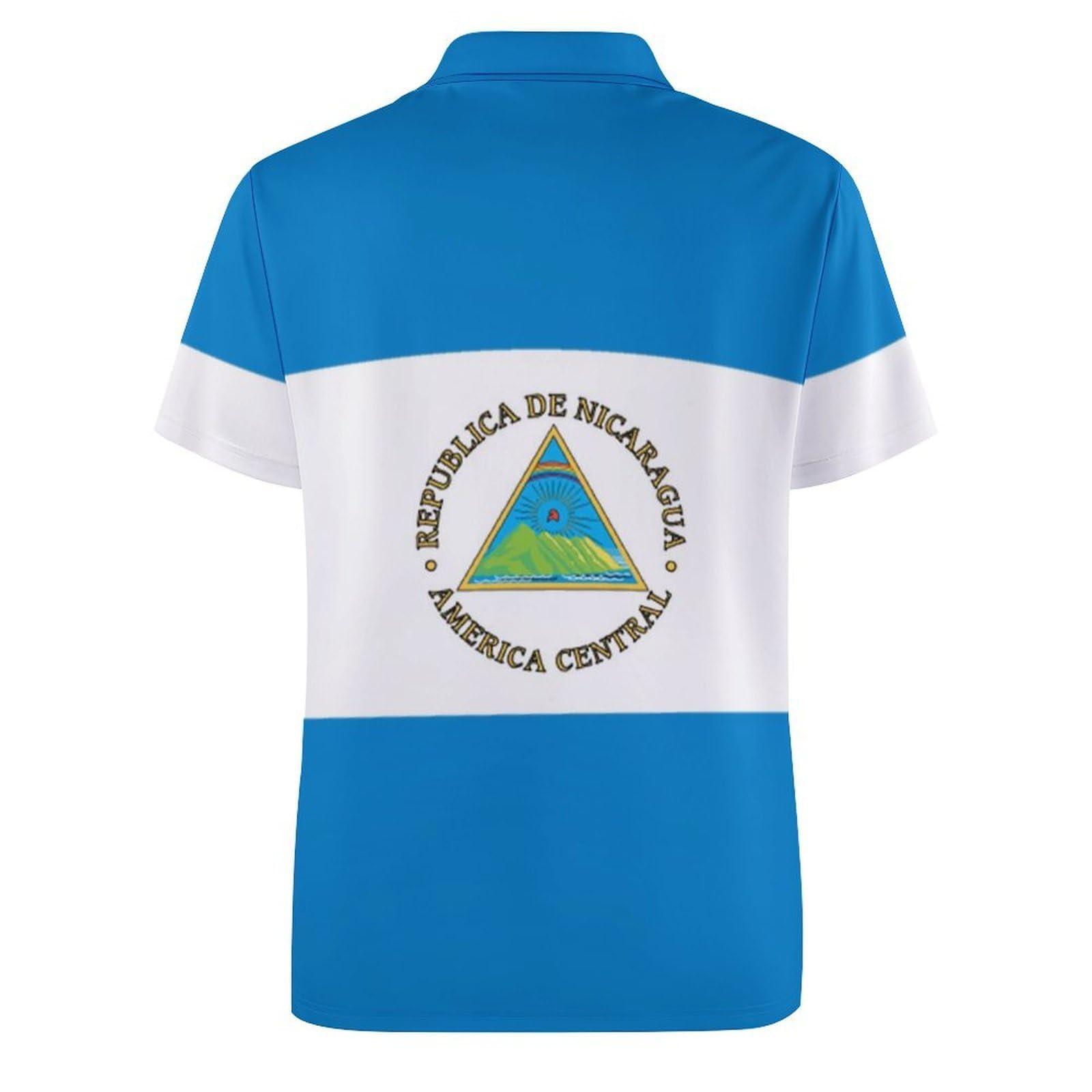 Camiseta polo de manga corta para mujer, diseño de bandera de Nicaragua, absorbe la humedad, camiseta de tenis informal
