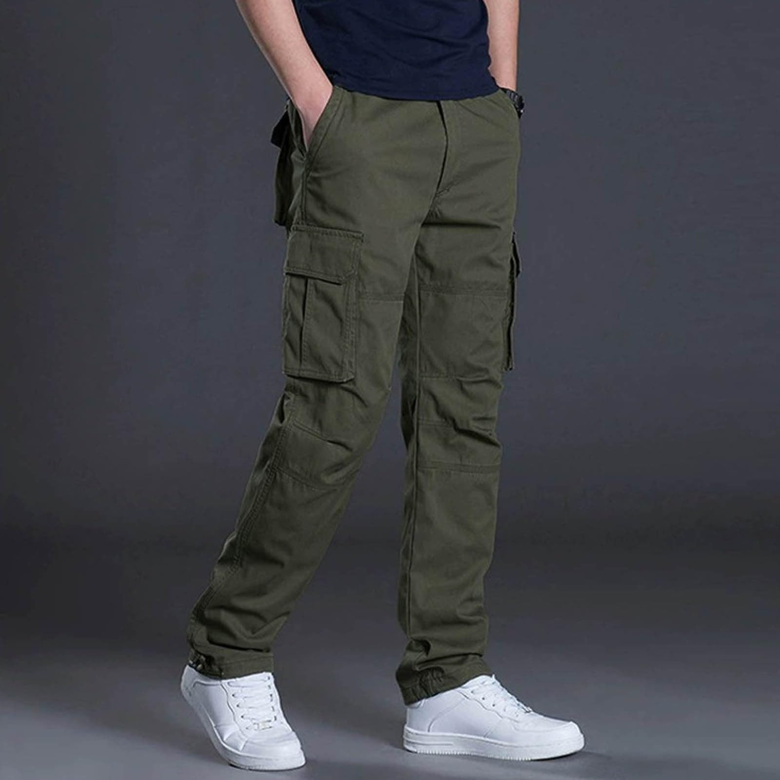 SRZYMJ Cargohose Kurz Herren Xs Herren-Jogginghosen Freizeithose Strandhose Outdoor Hosen für leicht Trainingshose 3/4 Sports & Outdoor Clothing Softshellhose Lange Hosen Trekkinghose mit Taschen