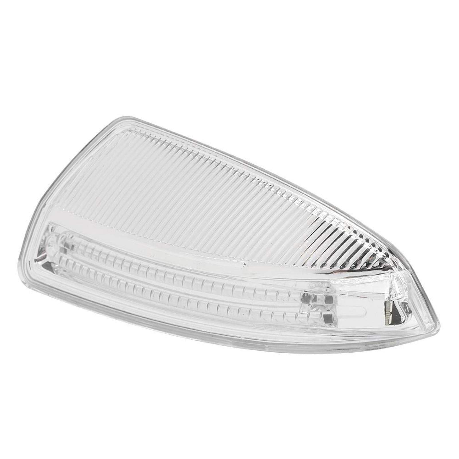 Qiilu Par de Indicador Espejo Retrovisor Luz de del Espejo de la Puerta Retrovisor de Señal de LED de Espejo de Puerta Retrovisor ​​Apto para C-Class W204 08-10 X2z658