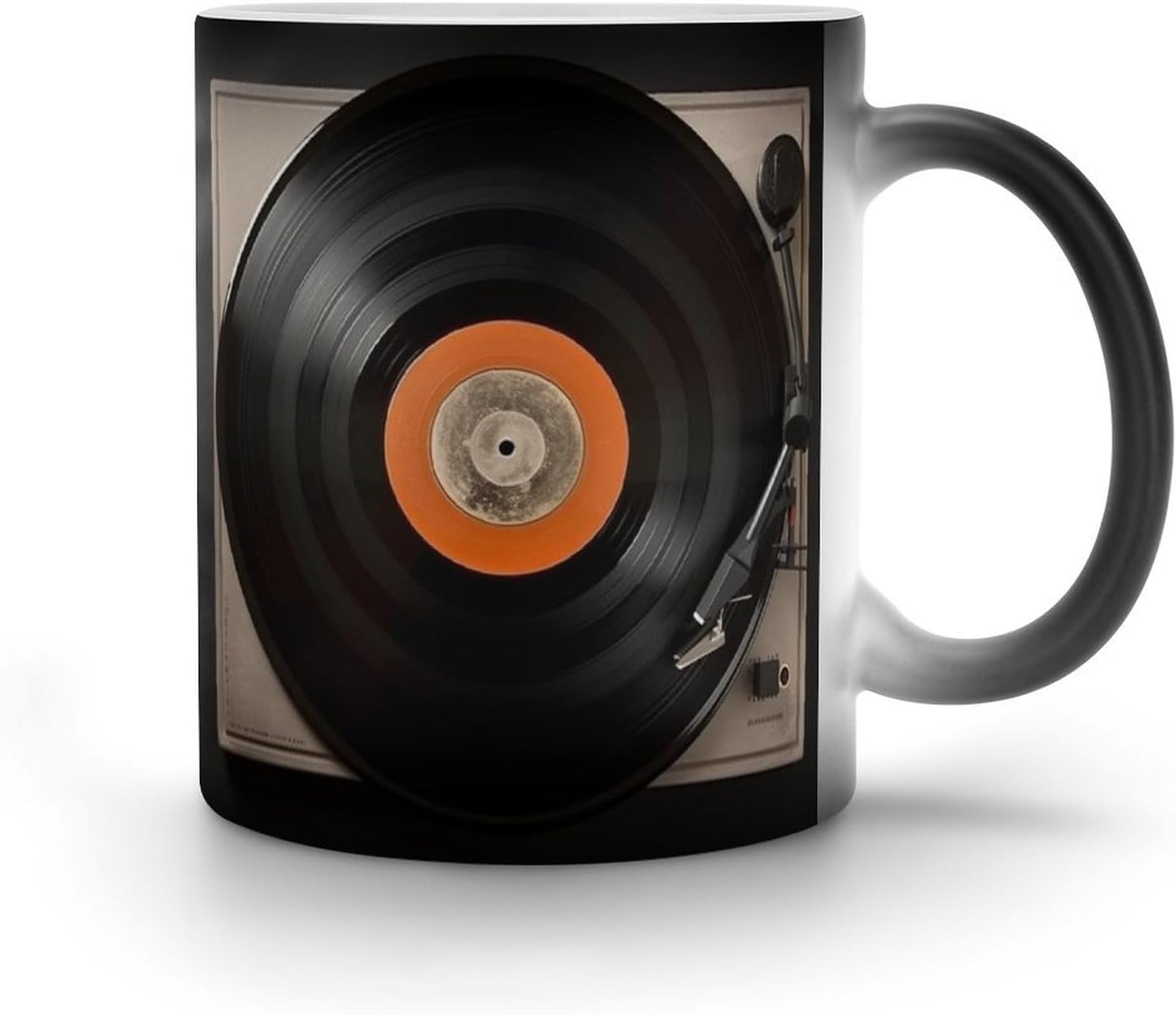 Vintage Vinyl Record Color Changing Mug Discoloration Coffee Mug image 3