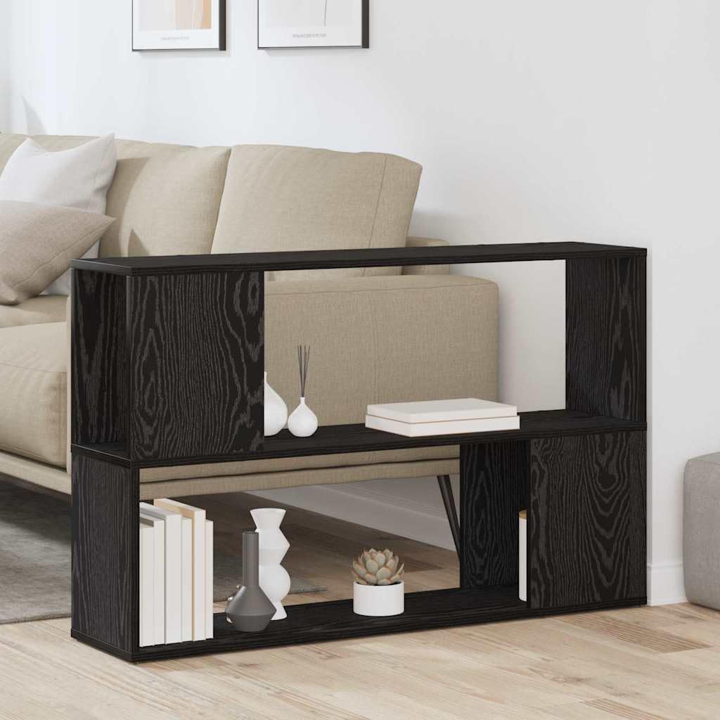 vidaXL Ensemble Meuble TV Noir 100 x 24 x 63 cm Bois d'ingénierie, Rangement pour Salon, Meuble TV rectangulaire, cabane Murale Moderne, unité compacte, mobilier d'intérieur