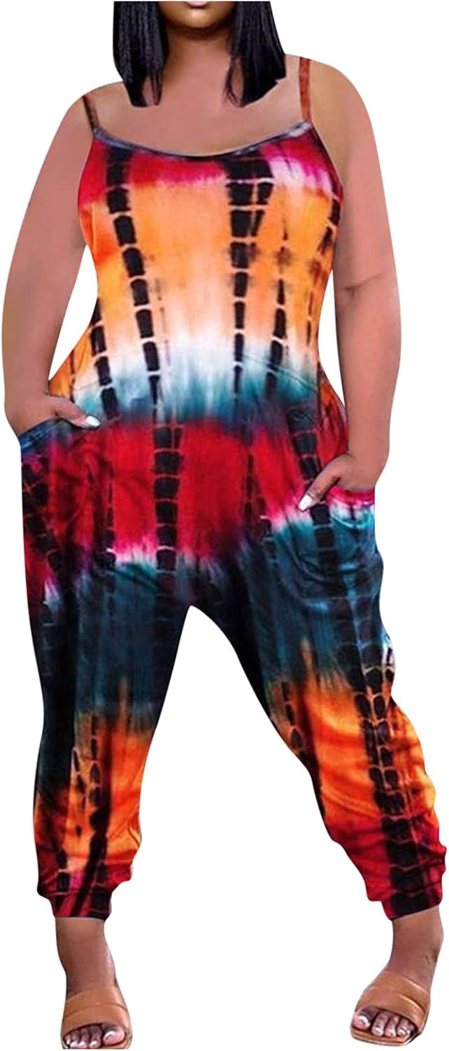 Keepfit 2021 Summer Dress for Women Tie Dye Print V Neck Dresses Short