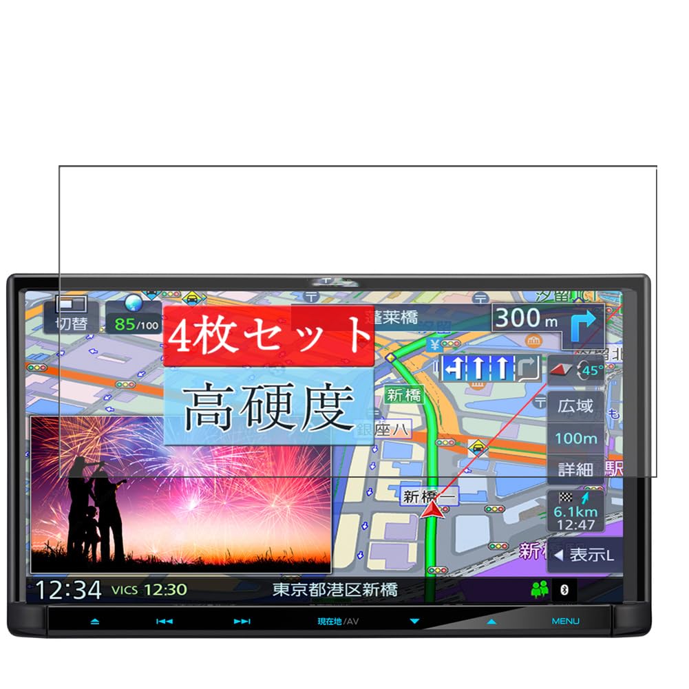 Amazon.co.jp: 4枚 Sukix フィルム 、 KENWOOD 彩速ナビ MDR