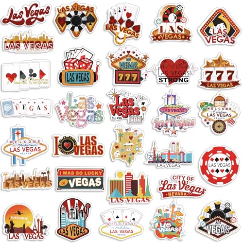 Konohan 30 Pcs Las Vegas Souvenirs Gifts Las Vegas Magnet for Refrigerator City Magnetic...