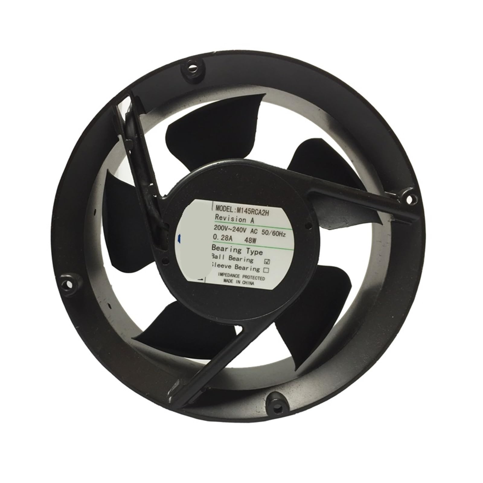 OSHZIKJII M145RCA2H 200V-240V AC 50/60Hz 0.28A 48W Cooling Exhaust Fan
