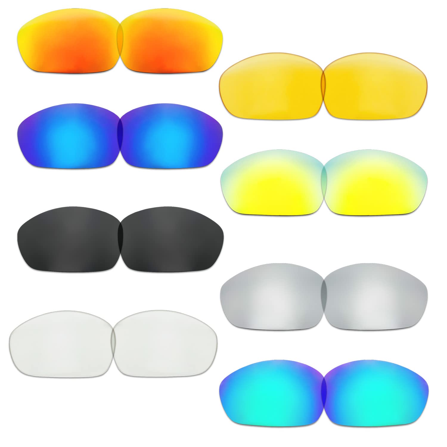Lentilles pour Oakley Straight Jacket 2007 - Verres solaires interchangeables - 8