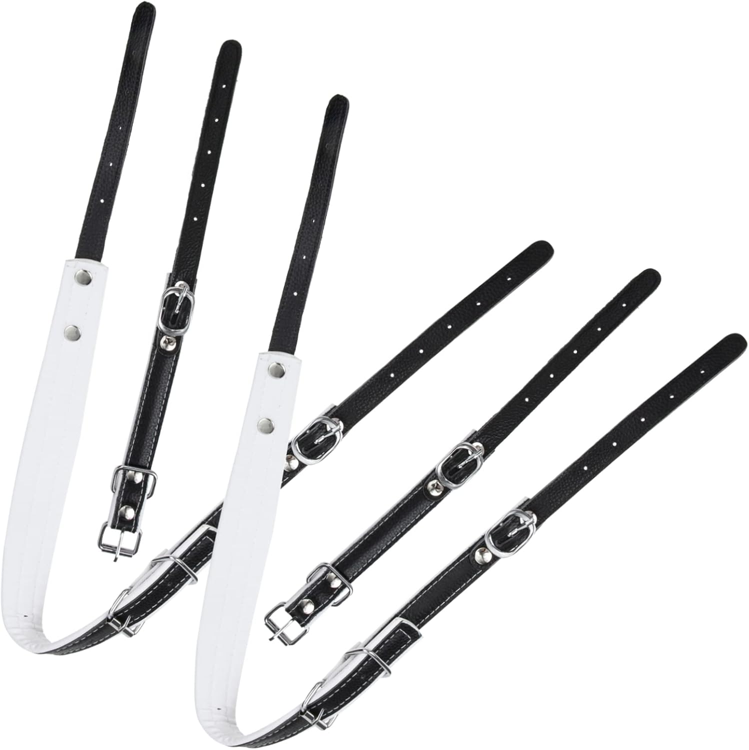 Accordion Harness Straps Adult Shoulder Belts for Accordion Comfortable Lanyard Black White