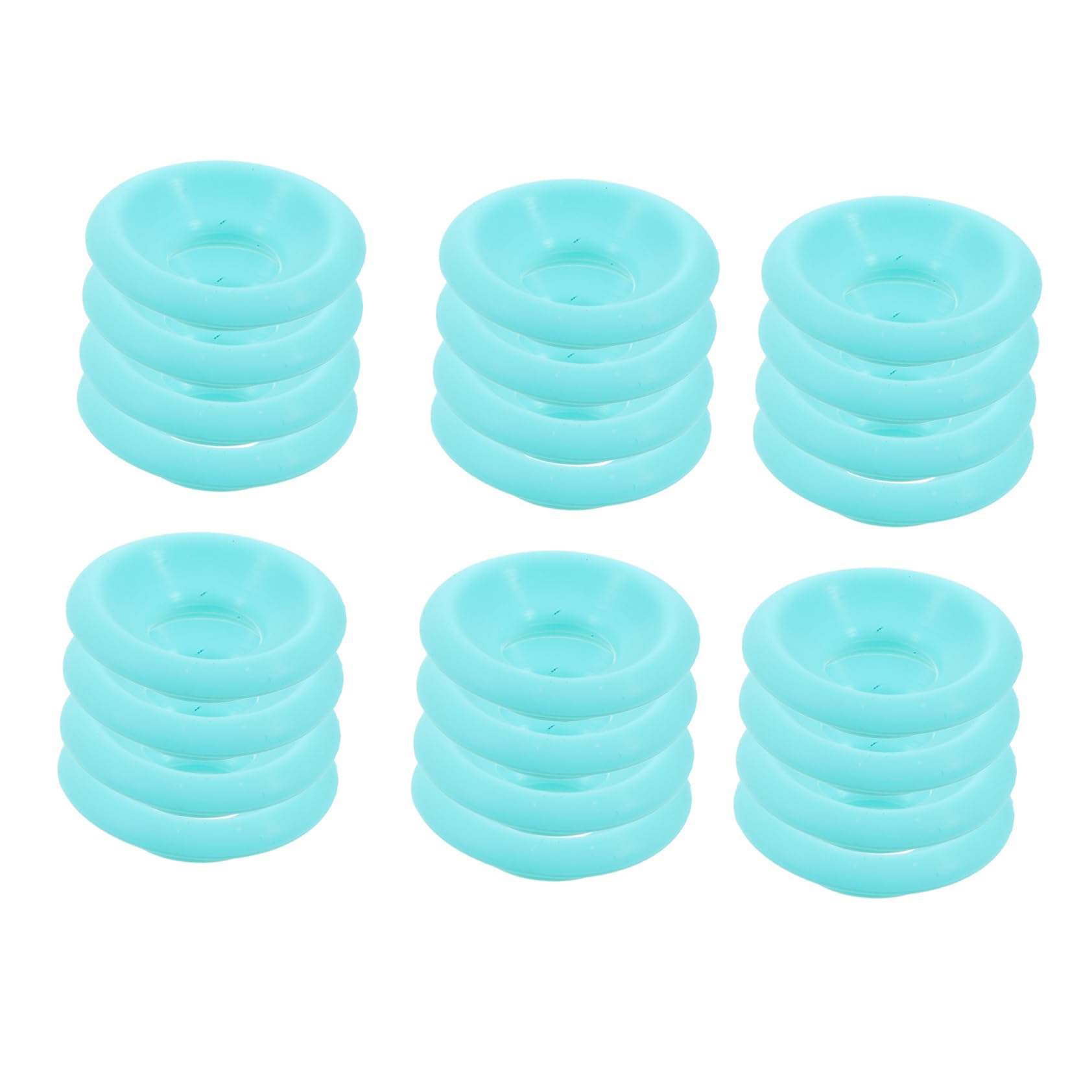PRETYZOOM 24pcs Silicone Swing Bottle Gaskets, Leakproof Sealing Washers for Wine and Beer Bottles, Reusable Seal Rings for Kitchen and Bar Use