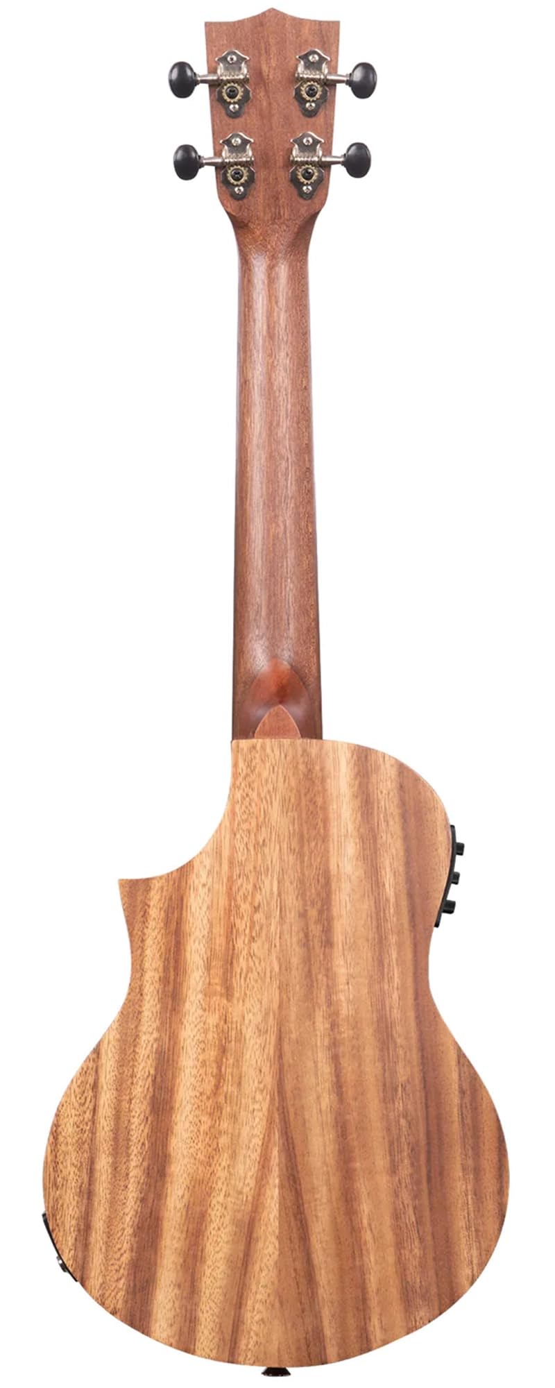 Kala KA-TK-T-CE Teak Tri-Top Tenor-Ukulele mit Cutaway und EQ-Set mit Tasche, Stimmgerät, Aquila-Saiten, Gurt, Austin Bazaar Anleitungs-DVD und Poliertuch