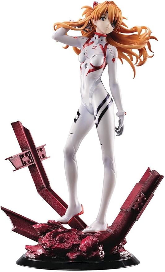 Revolve Evangelion: 3.0+1.0 Thrice Upon a Time: Asuka Shikinami (Last Mission Version) 1:7 Scale PVC Figure Multicolor