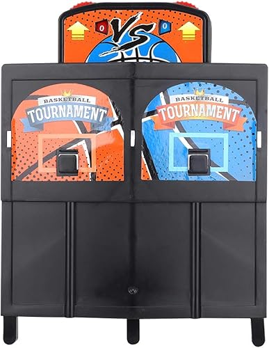 Miniatura 9 de Alomejor Juego de disparos de baloncesto para 2 jugadores, mesa de escritorio, juegos de baloncesto, juegos clásicos de arcade, juego de aro de