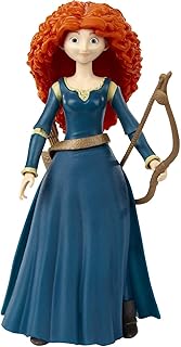 Mattel Disney Pixar Brave Merida Action Figure, Movie Character Toy 6.6-in Tall, Highly Posable in Authentic Costume with Bow & Arrow, Gift for Ages 3 Years Old & Up