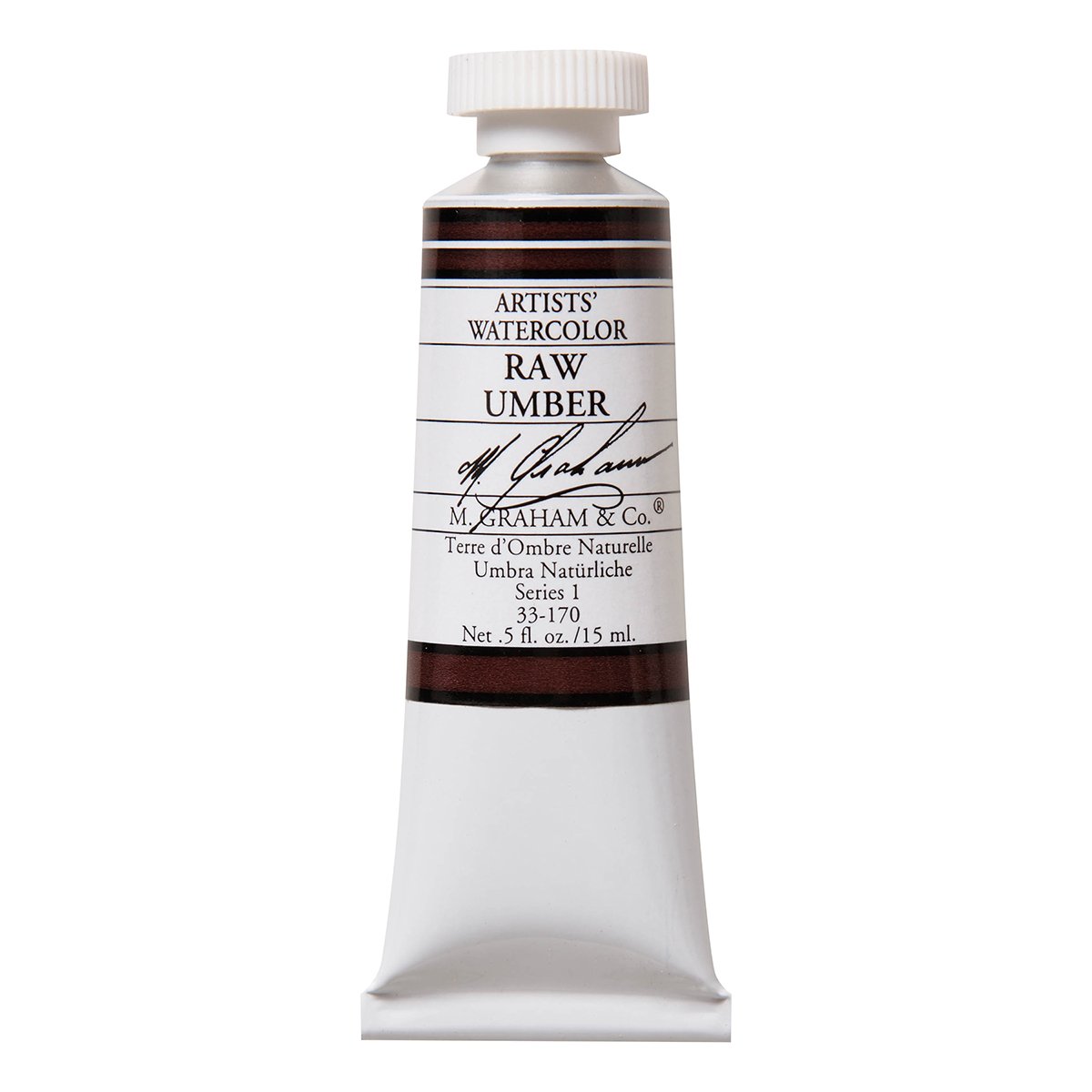 M. Graham 30ml Tube Watercolour Paint, Raw Umber
