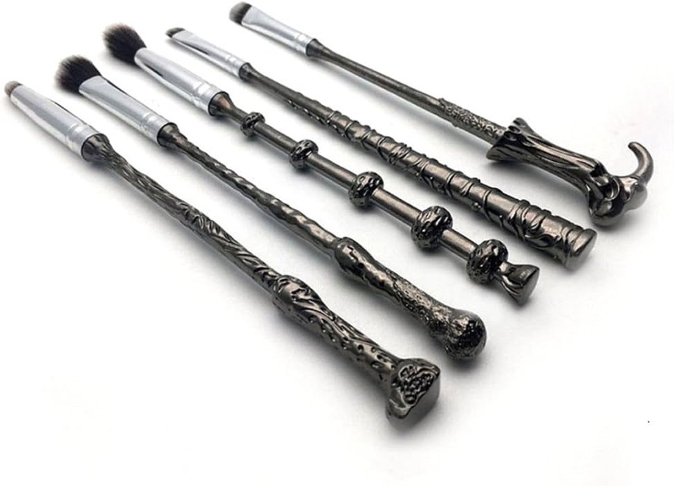 Hot Pro 5pcs Makeup Brushes Sets Blending Eyeshadow Foundation Cosmetic Brush Wand Engrave Artwork