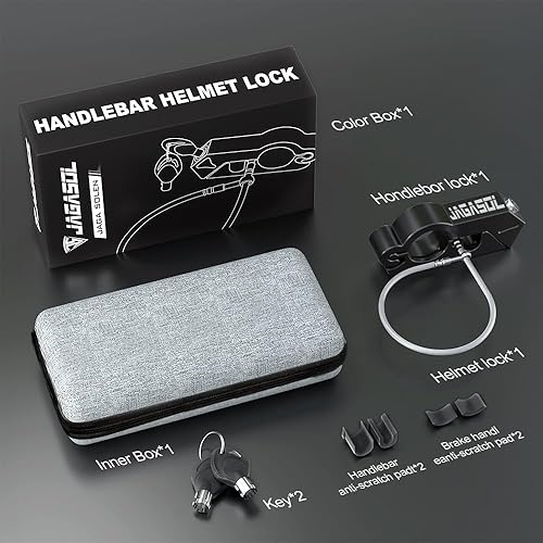 Miniatura 9 de Cerradura de motocicleta 'Combo antirrobo' para motocicleta, scooters, ATV y moto de cross