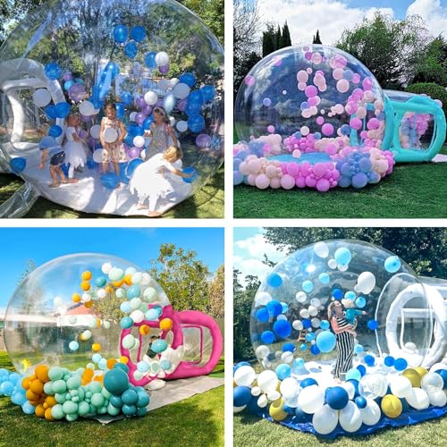 Generic Opblaasbaar Bubble House, Ballon Bubble House Tent Commerciële kwaliteit PVC Clear Bubble House met luchtpomp en blazer, Bubble House Tent voor kinderen verjaardagsfeestje - Afbeelding 6