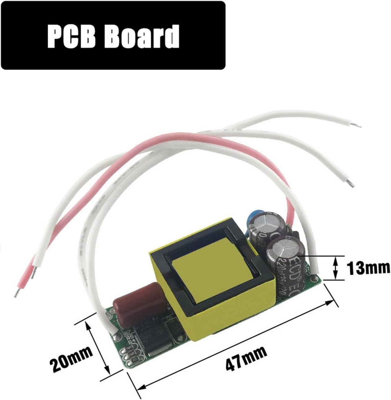 LED Power 12W 15W 18W 20W Lamp Driver 300mA 450mA 600mA 900mA Flicker Free Lighting Transformer for DIY LED Lamp Beads(12-34V 600mA)