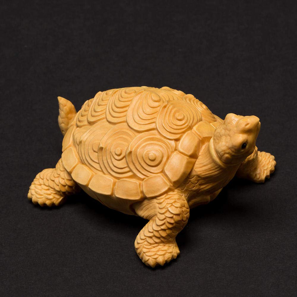 Amazon.co.jp: 彫刻の置物 木彫り亀の彫刻動物家の装飾工芸品 : ホーム