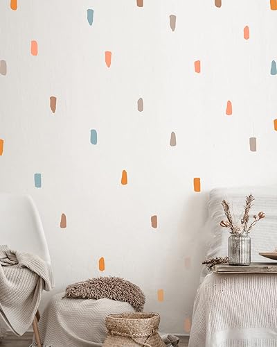 Miniatura 1 de Calcomanías de pared de vinilo abstracto moderno para pared, calcomanías de pared extraíbles para despegar y pegar, calcomanías de pared para bebé,