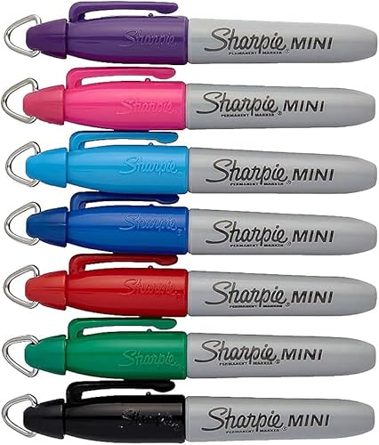 Miniatura 1 de SHARPIE 100405 Mini marcadores permanentes de punta fina surtidos a granel (35111)