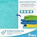 AIDEA Microfiber Cleaning Cloths-12Pack, All-Purpose Soft Absorbent Car Cleaning Cloth, Lint-Free Streak-Free Wash Cloth for House, Kitchen, Car, Window(12in.x 12in.)