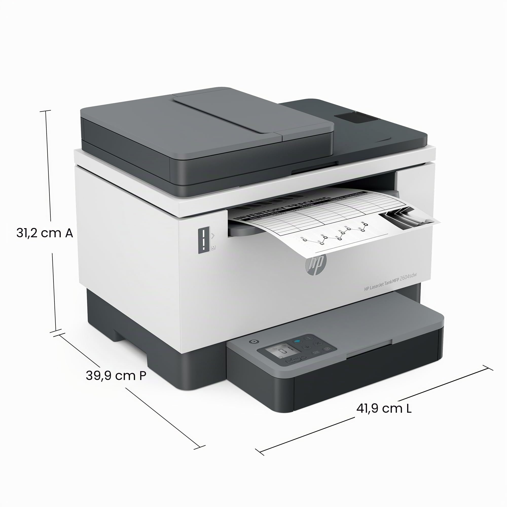 LaserJet Stampante multifunzione Tank 2604sdw, Bianco e Nero, Stampante aziendale, Stampa fronte/retro Scansione a posta