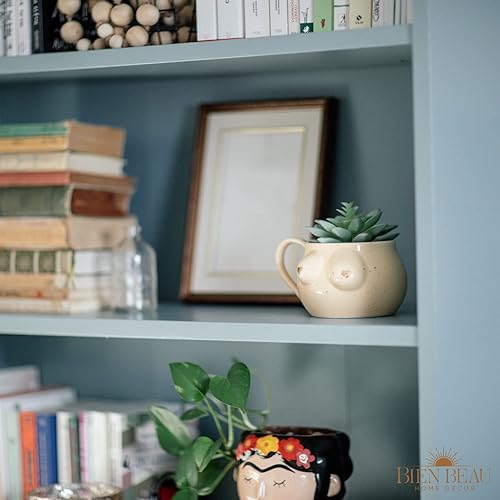 Miniatura 2 de Taza de cerámica moteada de forma femenina con puntas de corazón doradas, taza de pecho, taza de café grande divertida, jarrón de cuerpo femenino,