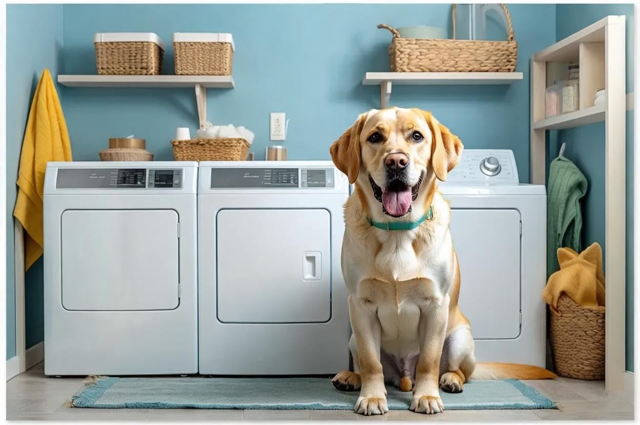 Jigsaw Puzzles for Adults 1000 Pieces Labrador Laundry Puzzle Art Wooden Jigsaw Puzzle Toys School Supplies Family Decorations Unique Present