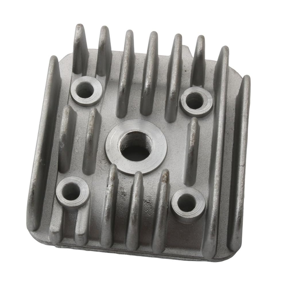 Culata de scooter de 70cc de 47mm para motor de dos tiempos refrigerado por aire AC 2T 6