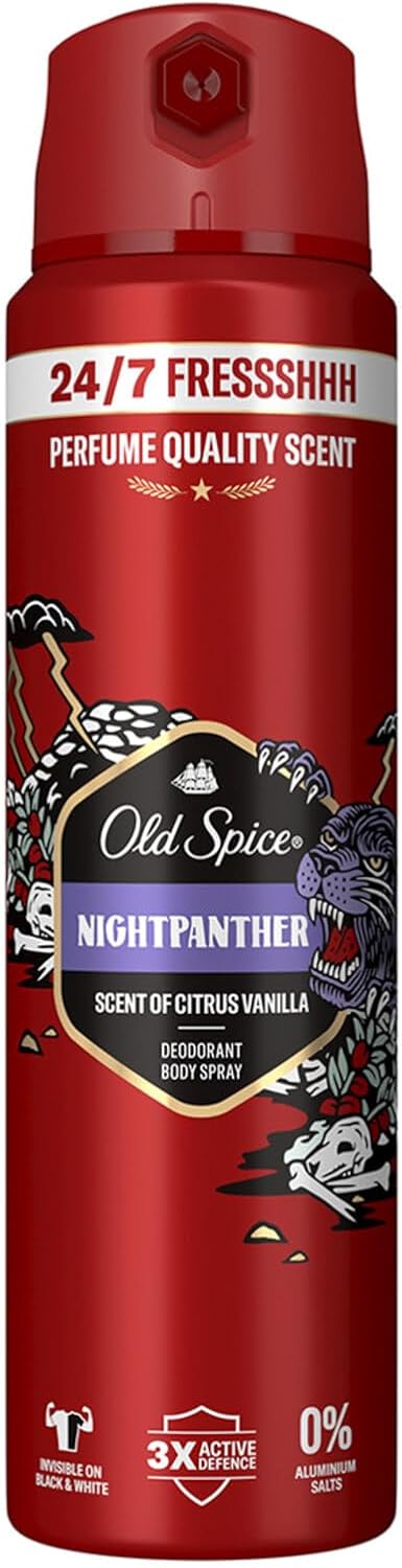 Old Spice Night Panther Erkek Sprey Vücut Deodorantı 150 ml