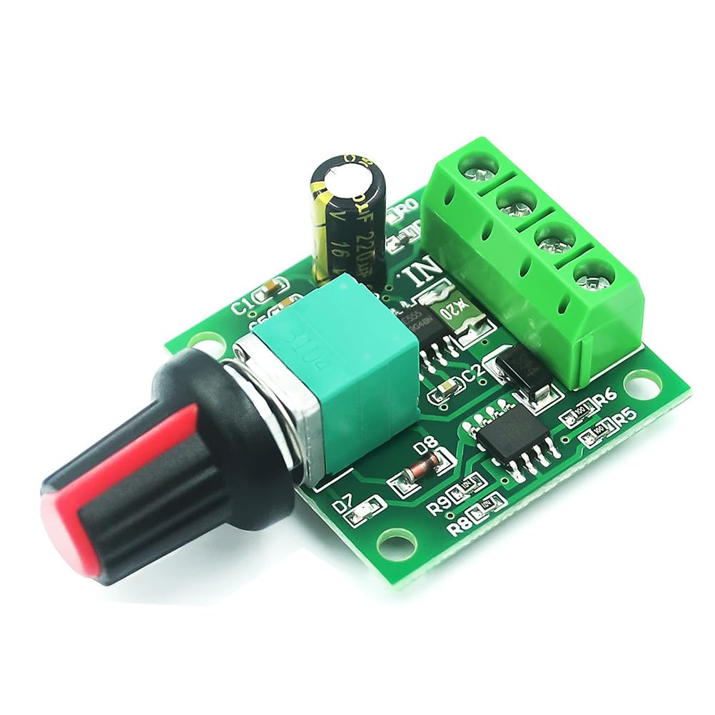 3 szt. Potencjometr PWM niskonapięciowy silnik regulator prędkości, silnik prądu stałego regulator prędkości 1,8 V 3 V 5 V 6 V 12 V 2 A przełącznik prędkości regulowany sterownik przełącznik