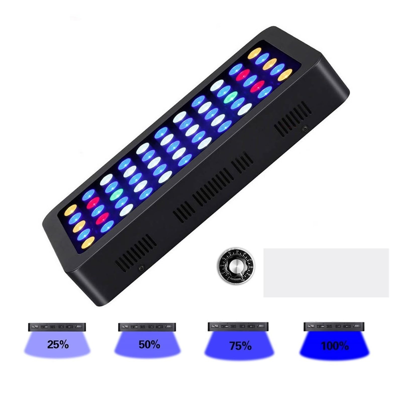 oświetlenie akwarium Ściemniacz oświetlenie Led do akwarium Coral Lights 165W oświetlenie do akwarium morskiego możliwość przyciemniania lampy słonowodne słodkowodne akwarium rośliny wodne do akwarium
