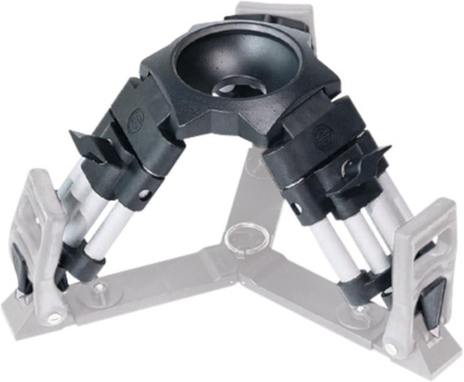 Sachtler DA 100 K Short Single Extension Dural Aluminum Tripod Legs with a 100mm Bowl, Maximum Load 88 lbs.