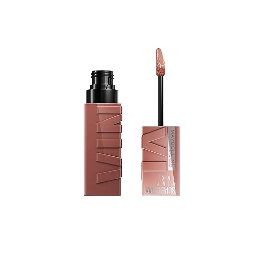 Maybelline NY SuperStay Vinyl Ink Batom Líquido, Longa Duração, Acabamento Vinil Espelhado e Efeito Gloss, Brilho Instantâneo, Conforto para os Lábios, Fórmula Vegana, Cor Keen 4,2ml