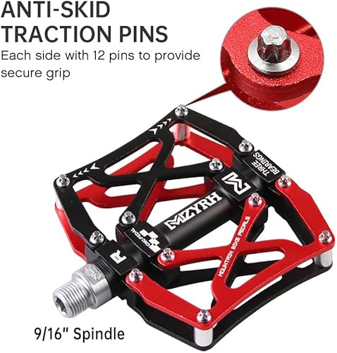 Miniatura 3 de Pedales de bicicleta de aluminio, pedales de bicicleta de montaña fangzi Pedales de bicicleta de aluminio ligero MTB bicicleta de carretera Pedales