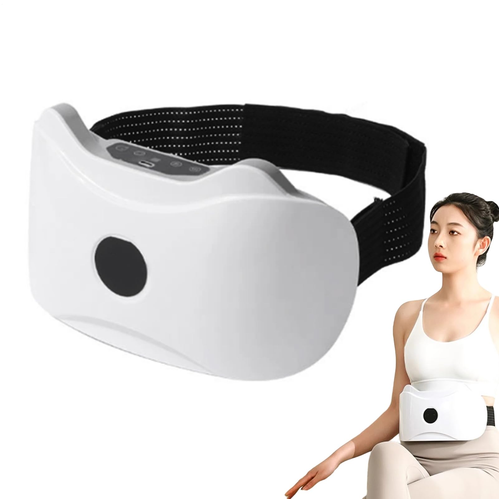 Elektrisches drahtloses Bauchmassagegerät - Bauch Cellulite Magenmassager für Fettverbrennung, Gewichtsverlust und Verdauung, Körperbildungsmaschine für Beinstolpe Taille Rücken