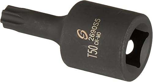 SUNEX TOOLS 2690s5 12 pulgada Drive T50 Socket de impacto estrella interno