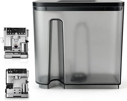 Water Tank with Cover Lid, Replacement Part compatible with Ninja Luxe Cafe ES601, ES655, ES701, ES501, ES502, ES701C Espresso Machines