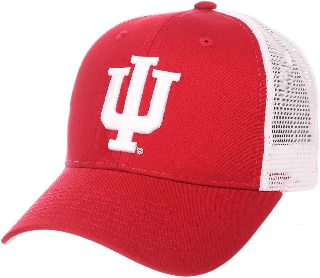 Indiana Hoosiers公式NCAA Big Rig調節可能な帽子キャップby Zephyr 261682