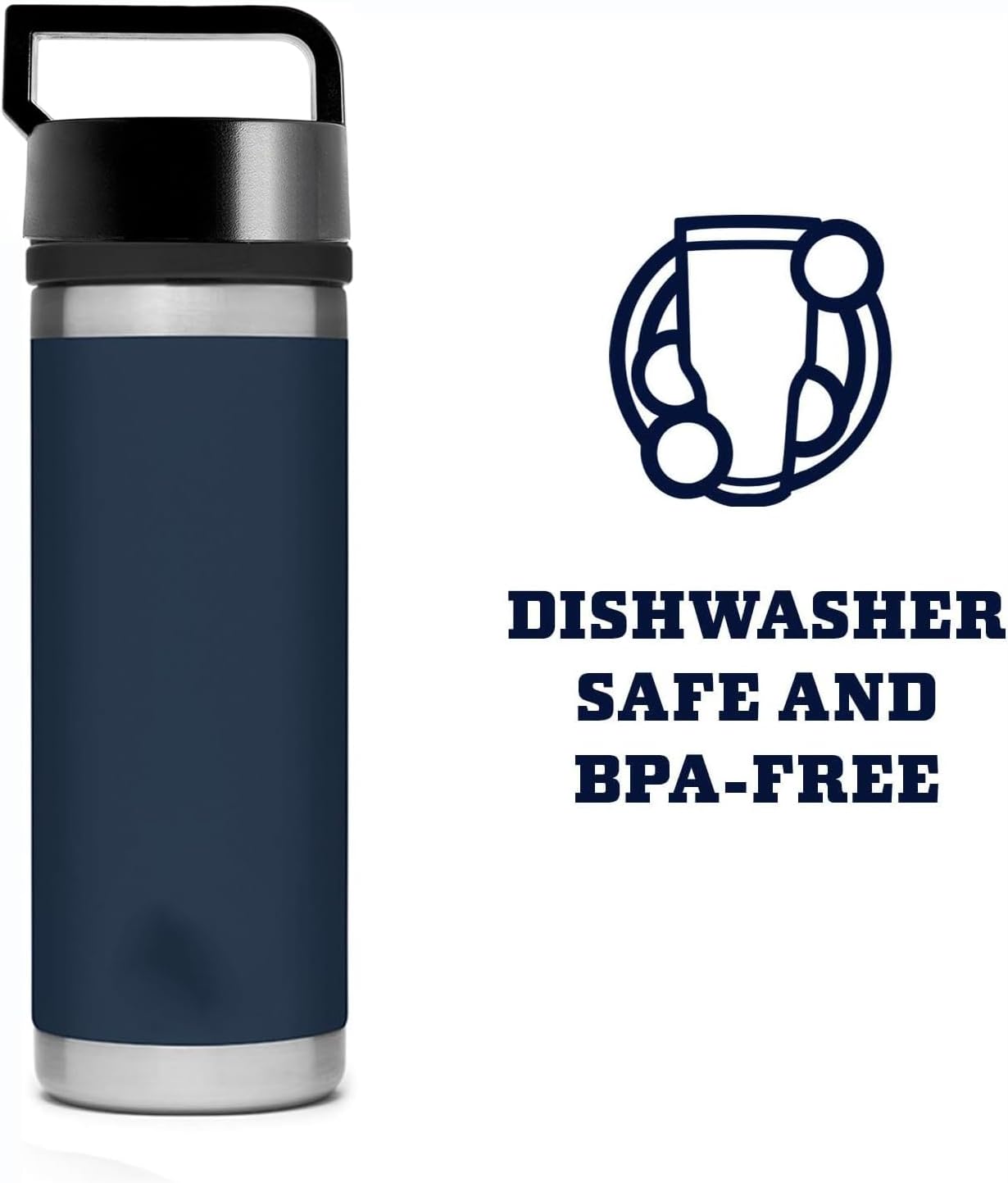 Chug Cap for Yeti Rambler Bottle 18 oz, 26 oz, 36 oz, 64 oz, Fits All YETI Rambler Bottle Models(1 Pack) - Image 3