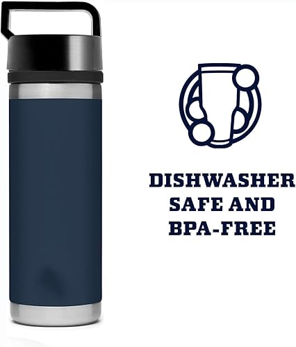 Miniatura 3 de Tapa para botella Yeti Rambler de 18 onzas, 26 onzas, 36 onzas, 64 onzas, se adapta a todos los modelos de botellas YETI Rambler (paquete de 1)