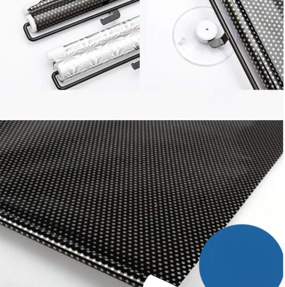 1PCS Sun Protection Curtain Blackout Blind Shade with Suction Cups Temporary Portable Window Cover Curtain 49 x 16 Office Telescopic Curtain inches Roller Window Shade : Home & Kitchen